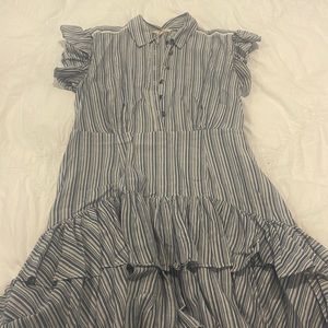 Rebecca Taylor dress, blue and white, size 8